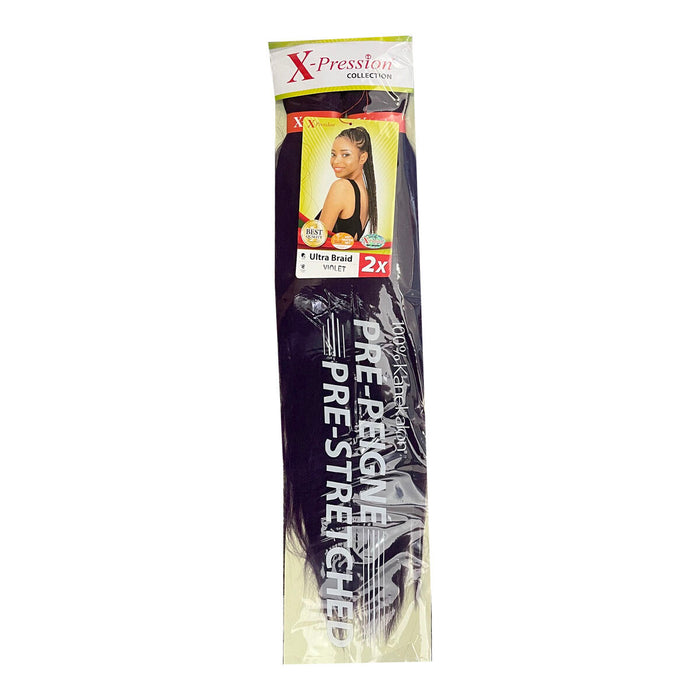 Extensions pour les Cheveux X-Pression Pre Peigne Violet 2 Unités