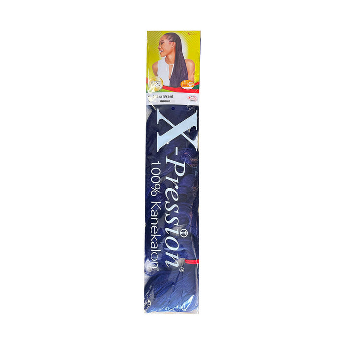 Extensions pour les Cheveux X-Pression Pression Indigo Violet Synthétique