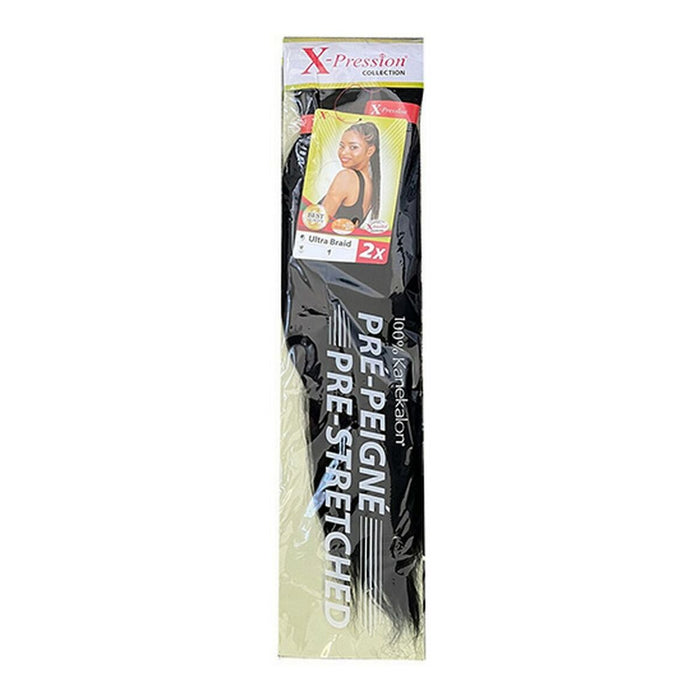 Extensions pour les Cheveux Pre-Peigne X-Pression Nº 1 (1X2)