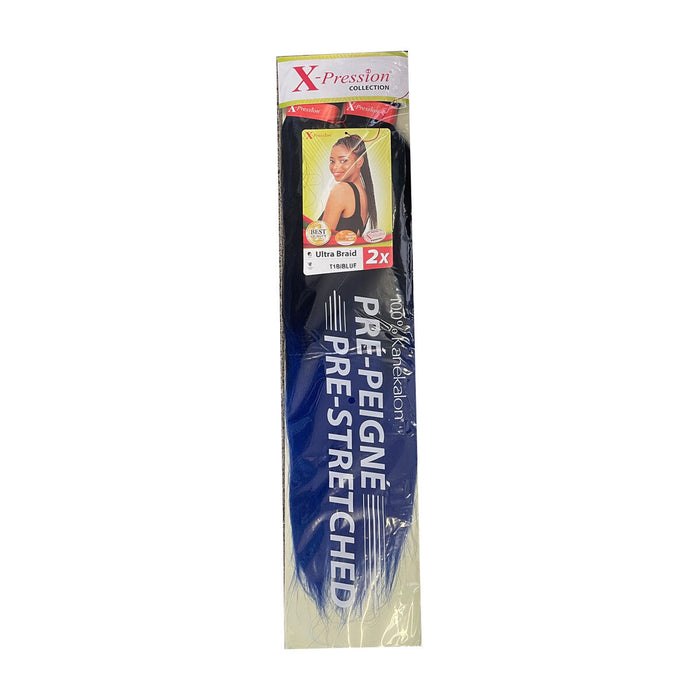 Hair extensions X-Pression Pre-Peigne T1b/Deep Violet 2 Units