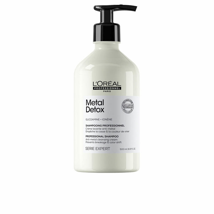 Shampoo L'Oreal Professionnel Paris Metal Detox 500 ml Bruchverhindernder Beschädigtes Haar