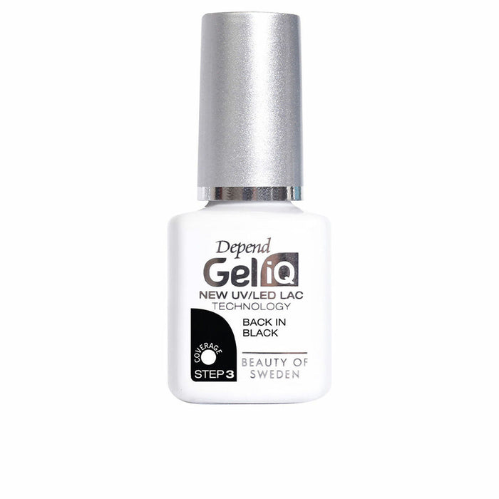 Nail polish Gel iQ Beter Black in Black (5 ml)