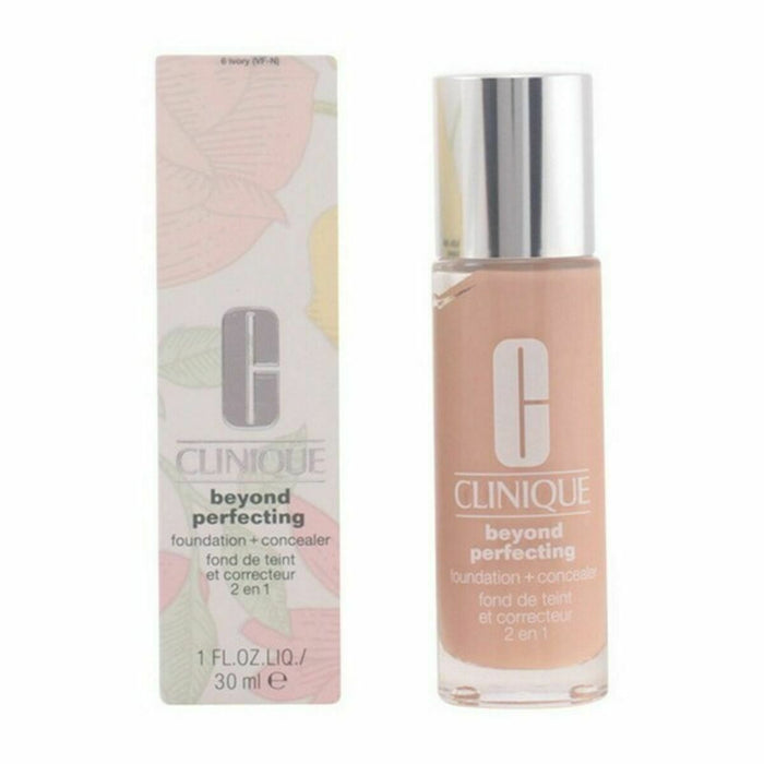 Base de maquillage liquide Clinique Beyond Perfecting 02-alabaster 2 en 1 (30 ml)