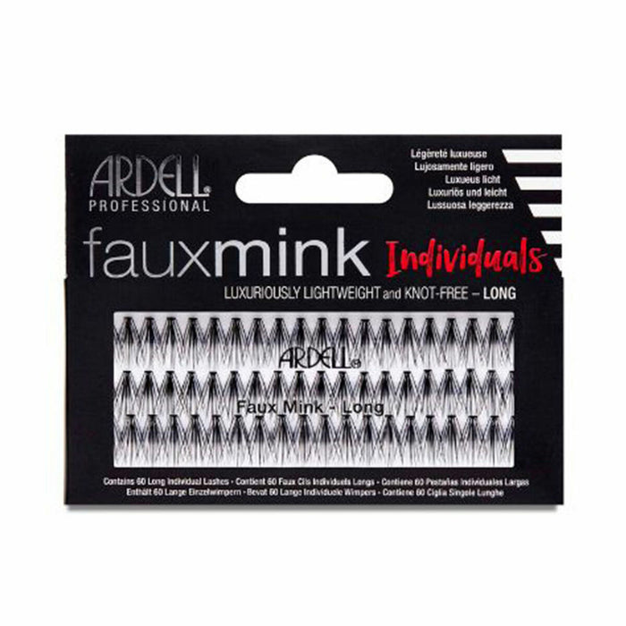 Satz falscher Wimpern Ardell Faux Mink Long individuell 60 Stücke