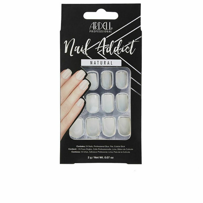 Falsche Nägel Ardell Nail Addict natürlich karriert (24 pcs)