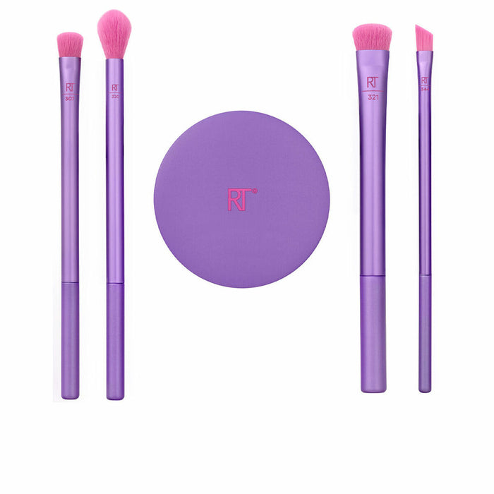 Set mit Schminkbürsten Real Techniques Brow Styling Pink 5 Stücke