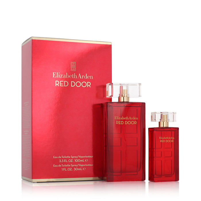 Set mit Damenparfüm Elizabeth Arden Red Door EDT 2 Stücke