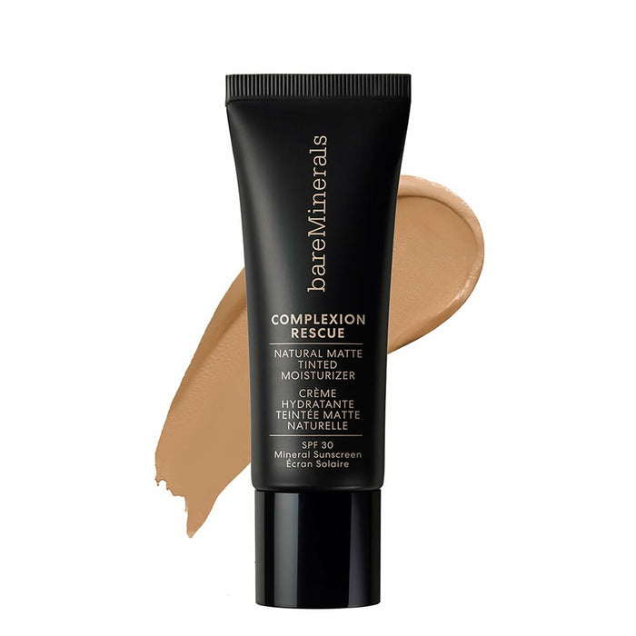 Feuchtigkeitscreme mit Farbe bareMinerals Complexion Rescue Tan Amber Spf 30 35 ml