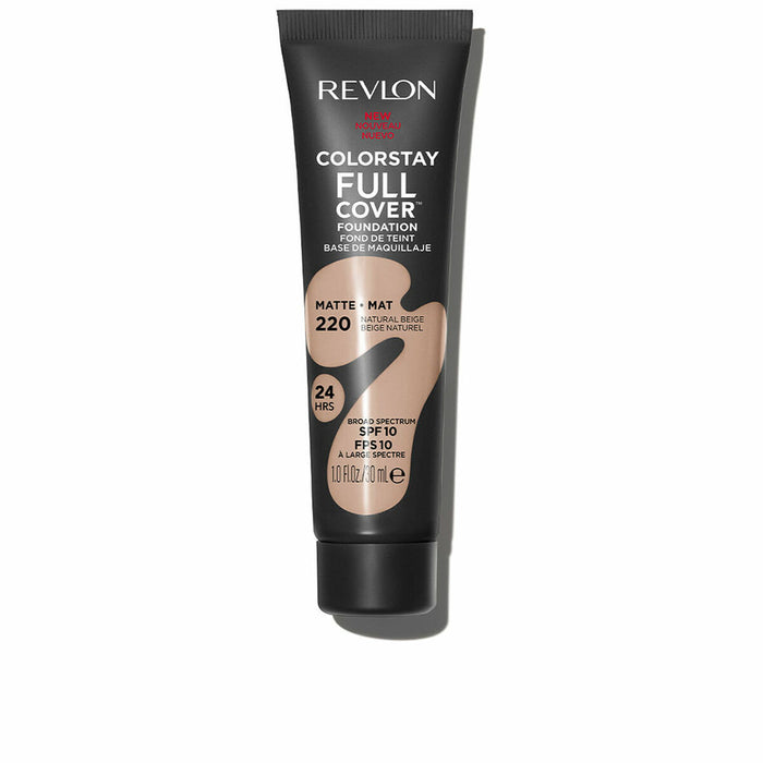 Base de Maquillage Crémeuse Revlon ColorStay Full Cover Nº 220 Natural Beige 30 ml