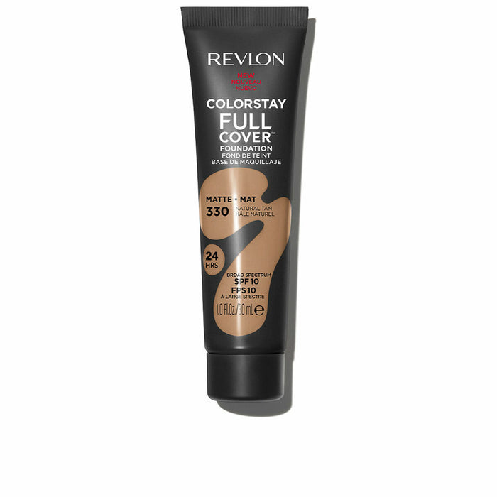 Base de Maquillage Crémeuse Revlon ColorStay Full Cover Nº 330 Natural Tan 30 ml