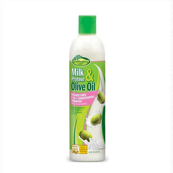 Shampoo and Conditioner Grohealthy Milk Proteins & Olive Oil 2 In 1 Sofn'free