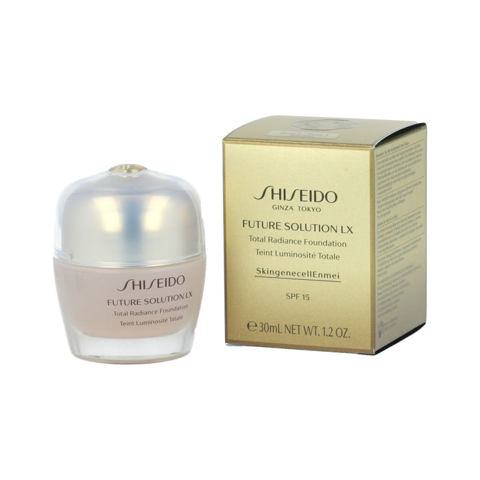 Cremige Make-up Grundierung Shiseido Future Soultion LX R03 Rose Spf 15 30 ml