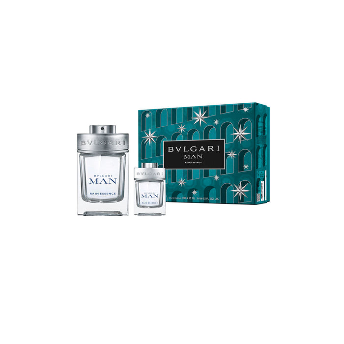 Set de Parfum Homme Bvlgari Man Rain Essence EDP 2 Pièces