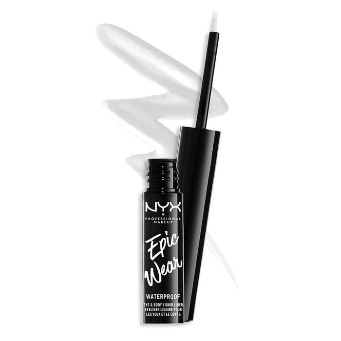 Eyeliner NYX Epic Wear Résistant à l'eau Blanc