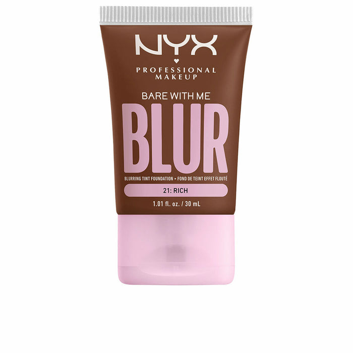 Crème Make-up Base NYX Bare With Me Blur Nº 21 Rich 30 ml