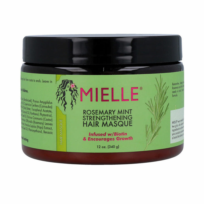 Masque pour cheveux Mielle ROSEMARY MINT 340 g Traitement capillaire fortifiant