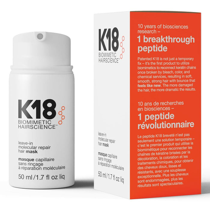 Hair Mask without Clarifier K18 Biomimetic Hairscience 50 ml Repair Complex