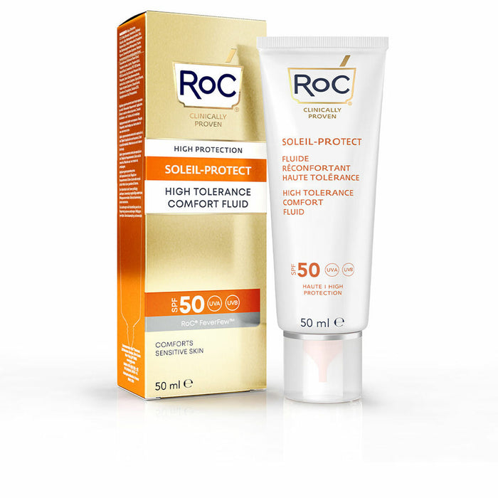 Sonnenschutz Roc High Tolerance Sensible haut SPF 50 (50 ml)