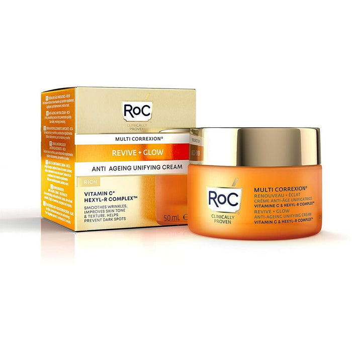 Crème anti-âge Roc Multi Correxion Revive + Glow (50 ml)