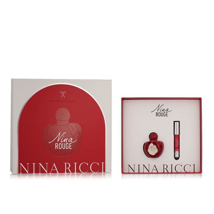 Women's Perfume Set Nina Ricci Nina Rouge EDT 2 Pieces