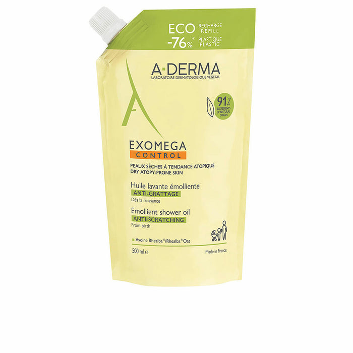 Gel de douche A-Derma Rechange Idéal pour enfants et adultes (500 ml)