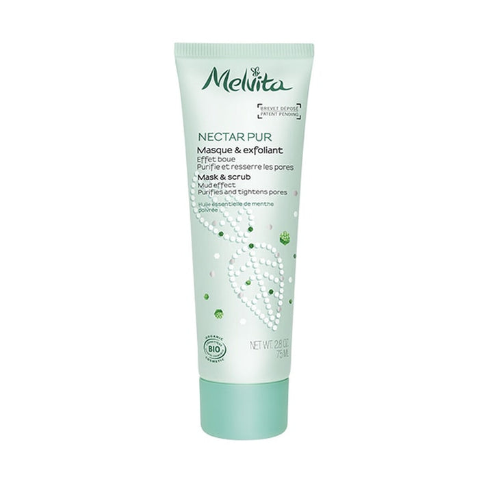 Exfoliating Maske 2 in 1 Melvita Nectar Puro 75 ml