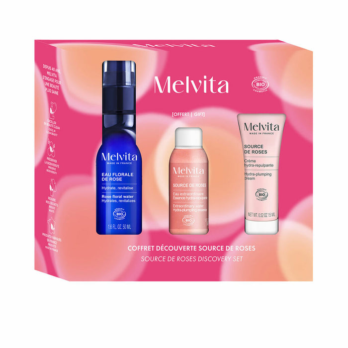 Unisex-Kosmetik-Set Melvita EAU DE FLEURS 3 Stücke