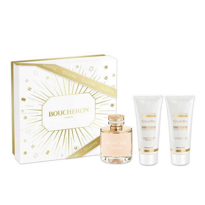 Set de Parfum Femme Boucheron QUATRE POUR FEMME EDP 3 Pièces