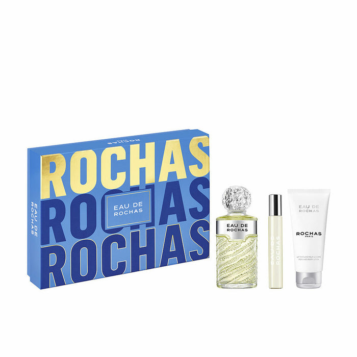 Women's Perfume Set Rochas EAU DE ROCHAS EDT 3 Pieces