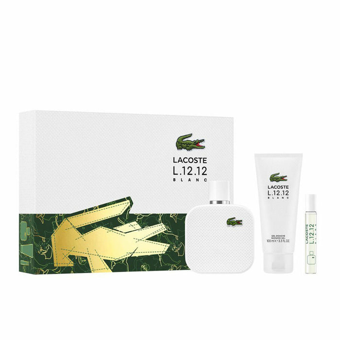 Set mit Herrenparfüm Lacoste L. 12 .12  POUR LUI 3 Stücke