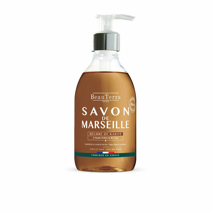 Savon liquide Beauterra Savon de Marseille Beurre de karité 300 ml