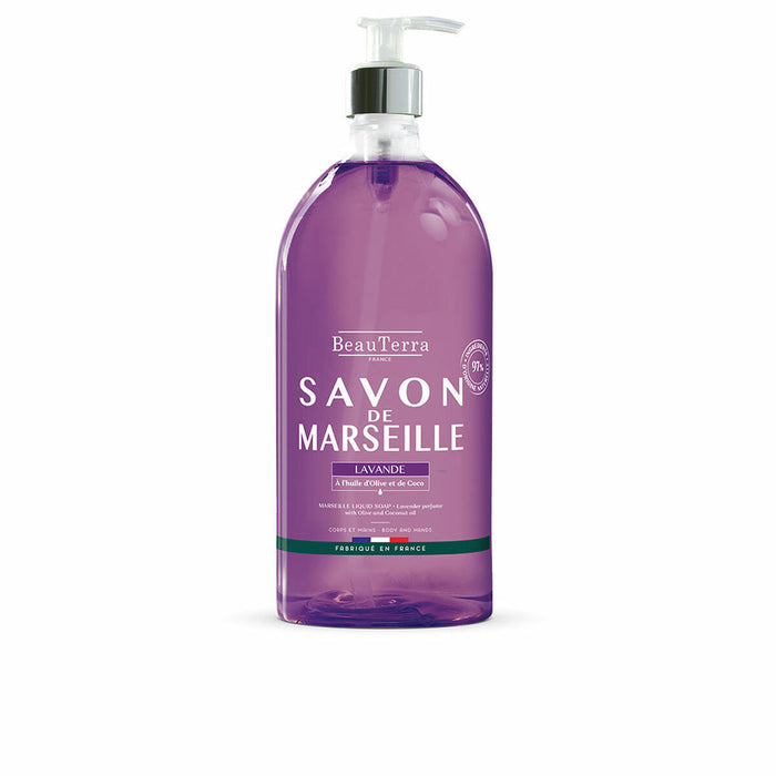 Liquid Soap Beauterra Marseille Hands Universal Lavendar 1 L