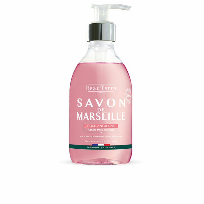 Savon liquide Beauterra Marseille Universel Roses Mains 300 ml