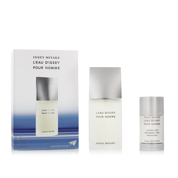 Men's Perfume Set Issey Miyake EDT L'Eau D'Issey 2 Pieces