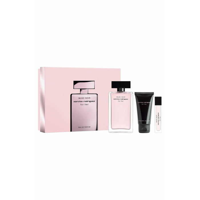 Women's Perfume Set Narciso Rodriguez Musc Noir 3 Pieces