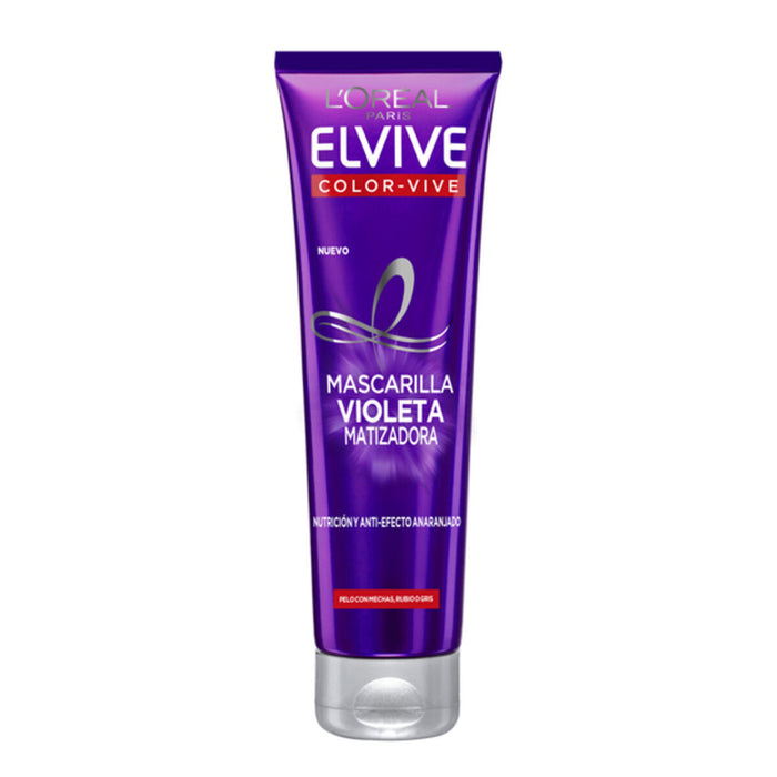 Mattierungspflege Maske ELVIVE COLOR-VIVE VIOLETA L'Oreal Make Up P2101809 (150 ml) 150 ml