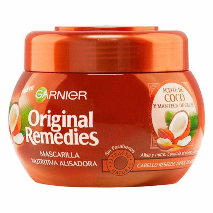 Nutritive Haarmaske Alisadora Aceite de Coco Original Remedies Garnier Coco Cacao (300 ml) 300 ml