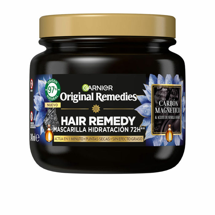 Feuchtigkeitsspendende Maske Garnier Original Remedies Magnetische Kohle 340 ml