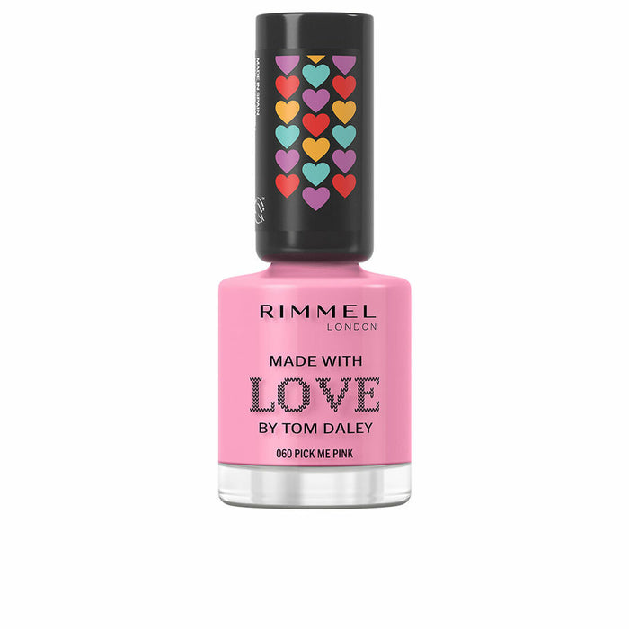 vernis à ongles Rimmel London Made With Love by Tom Daley Nº 060 Pick me pink 8 ml