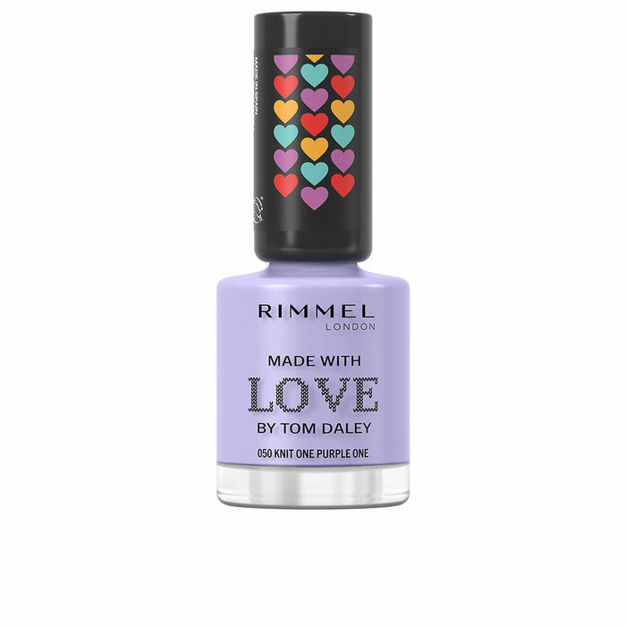 vernis à ongles Rimmel London Made With Love by Tom Daley Nº 050 Knit one purple one 8 ml