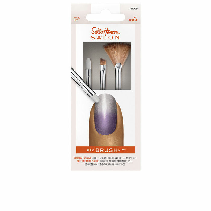 Kit de broche de maquillage Sally Hansen Pro Brush Lote 3 Pièces