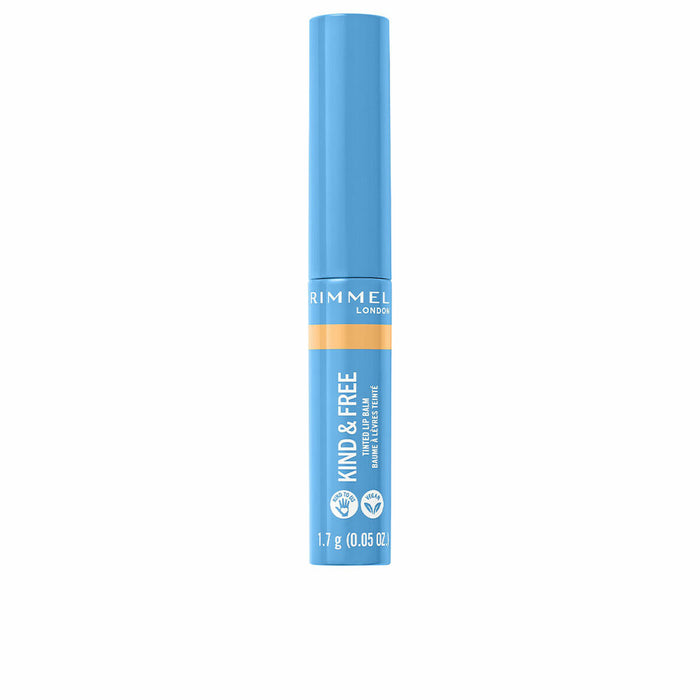 Farbiger Lippenbalsam Rimmel London Kind & Free Nº 001-air storm (1,7 g)