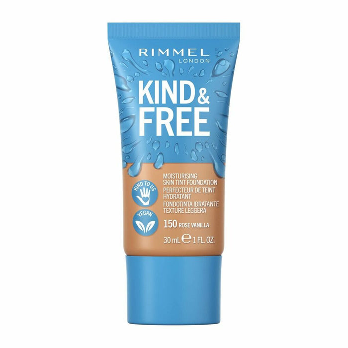 Cremige Make-up Grundierung Rimmel London Kind & Free 150-rose vanilla (30 ml)