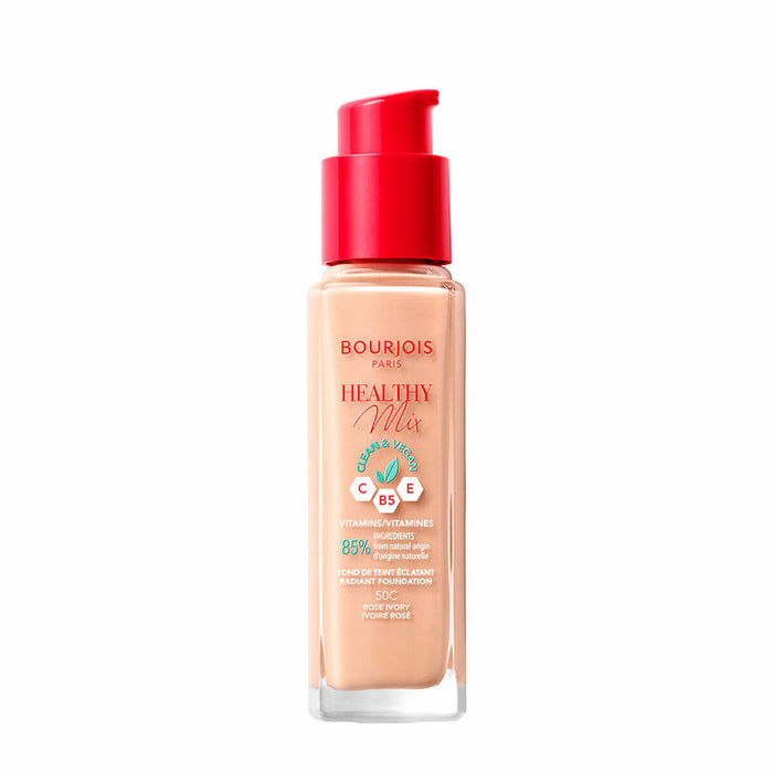 Liquid Make Up Base Bourjois Healthy Mix Nº 50C Rose ivory 30 ml