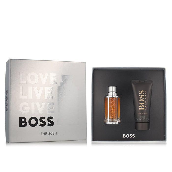 Set mit Herrenparfüm Hugo Boss Boss The Scent EDT 2 Stücke