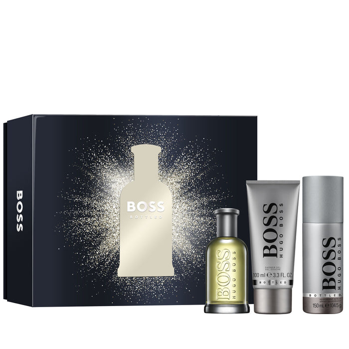 Set mit Herrenparfüm Hugo Boss EDT Bottled No 6 3 Stücke