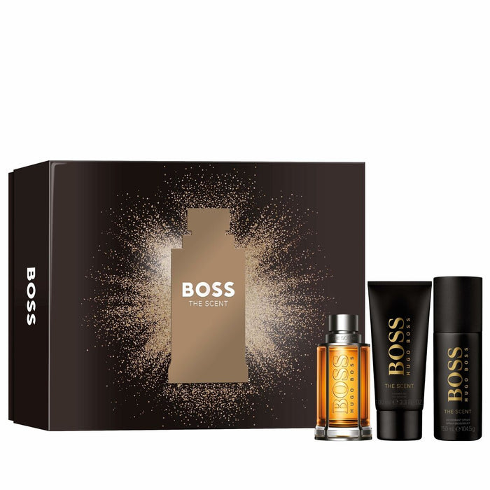 Set de Parfum Homme Hugo Boss Boss The Scent For Him 3 Pièces