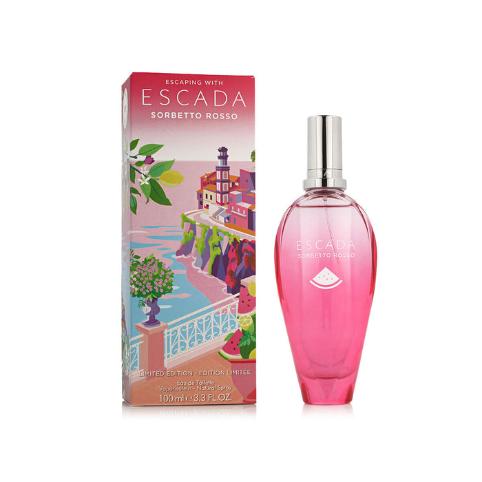 Damenparfüm Escada Escaping with Escada Sorbetto Rosso EDT 100 ml