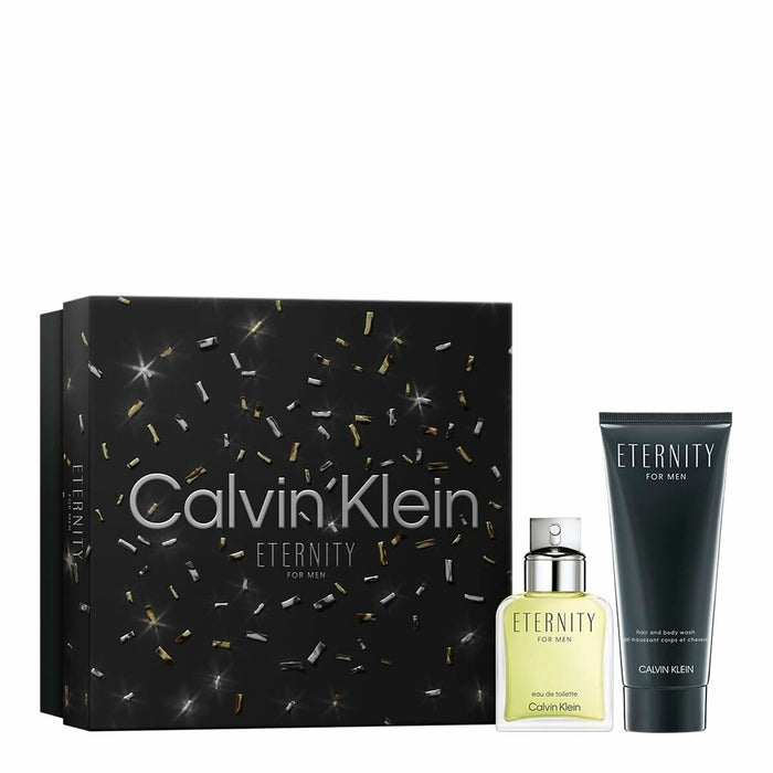 Set mit Herrenparfüm Calvin Klein EDT Eternity 2 Stücke