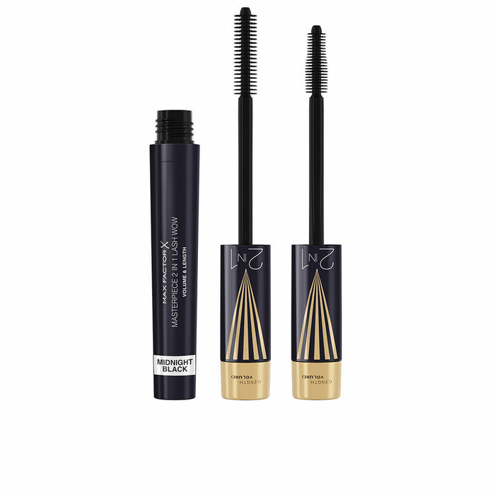 Wimperntusche Max Factor Masterpiece 2 In 1 Lash Wow Nº 03 Midnight black 7 ml